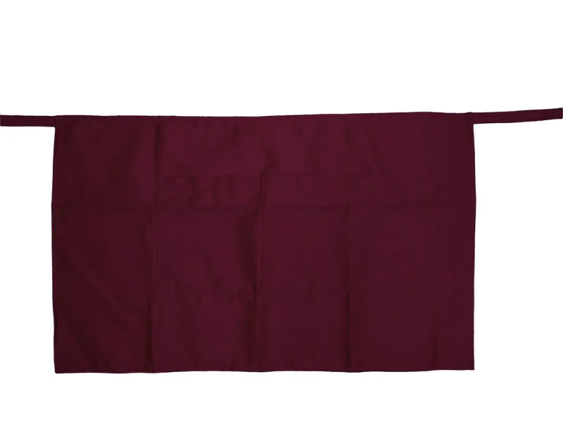 Apron 01 Ποδιά Μαγείρων κοντή (πάνω από το γόνατο) Χρώμα Μπορντώ