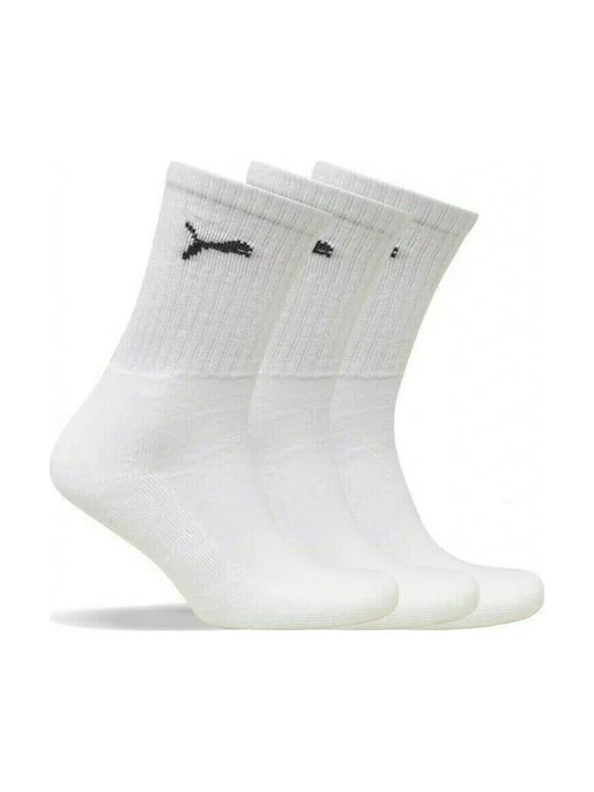 7312-300 -043 Puma Socks 3-Pack (White)