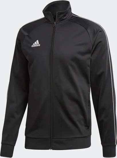 CE9053 Adidas Core 18 Ανδρική Ζακέτα Με Τσέπες Μαύρη