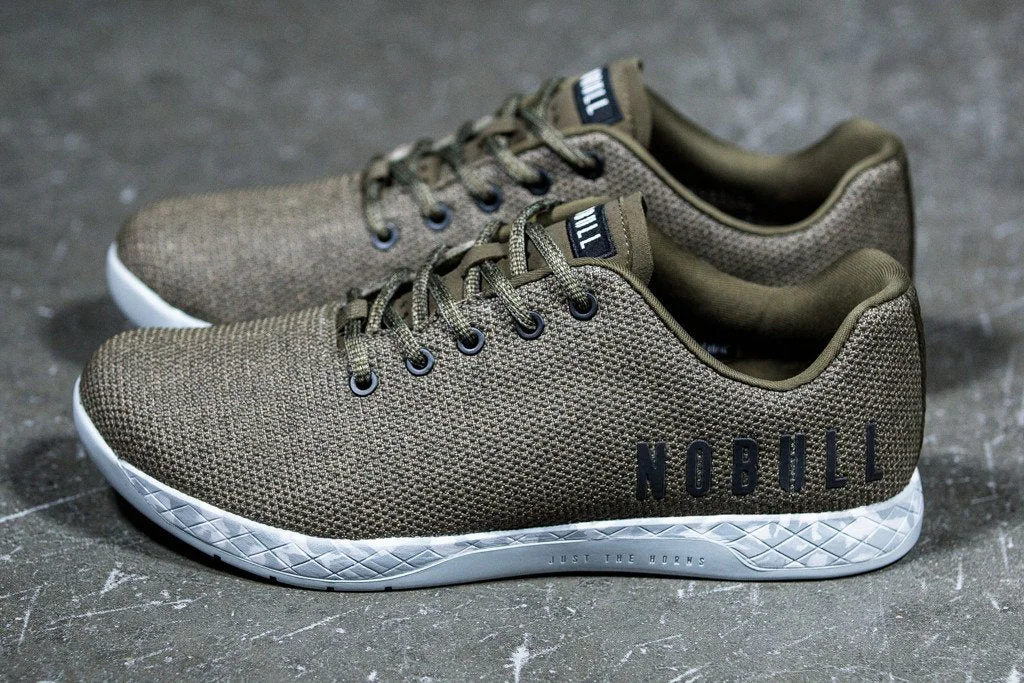 NoBull Superfabric Trainer Olive Heather/LT Grey Camo