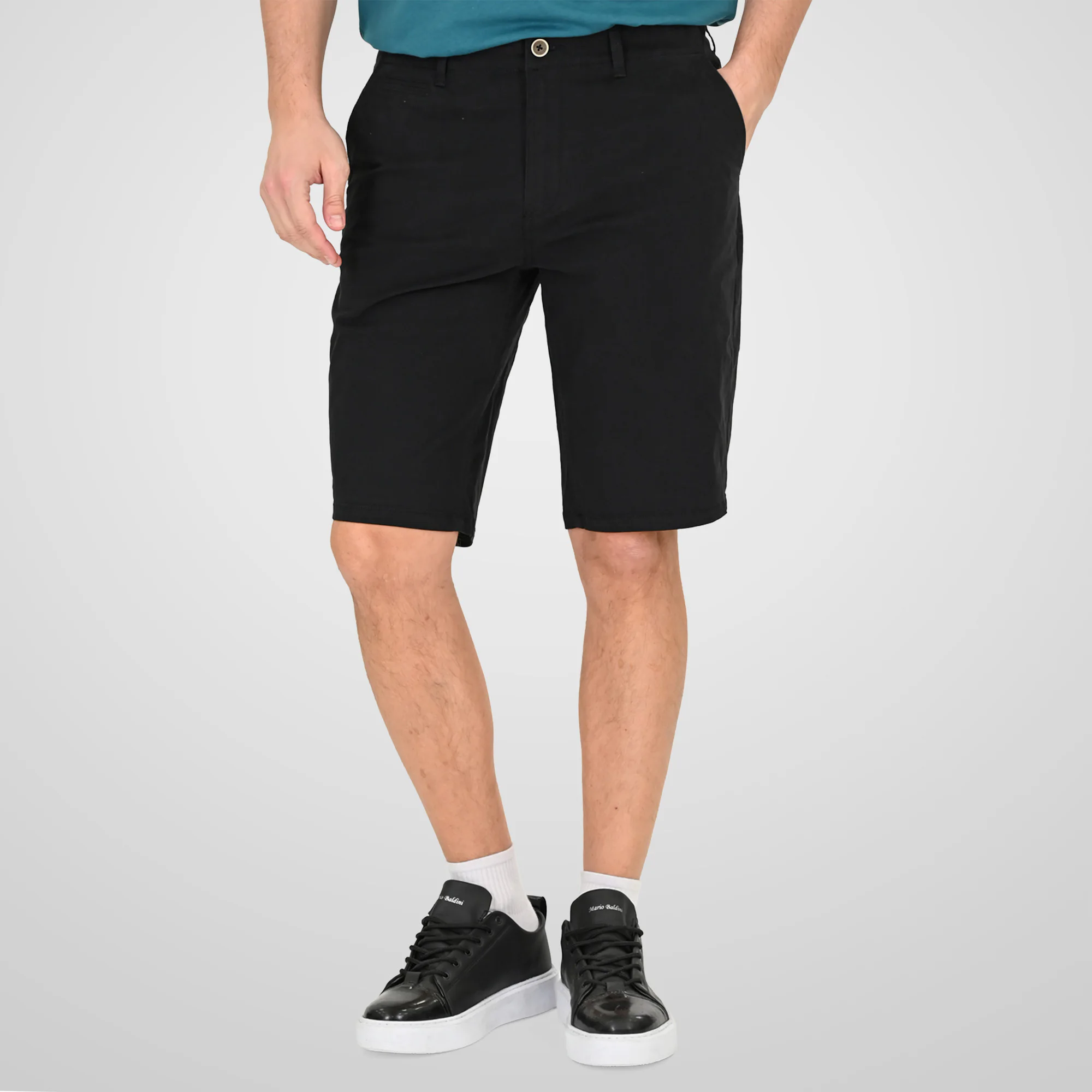 Double Ανδρική Βερμούδα Chinos 261MSHO-7060 Black