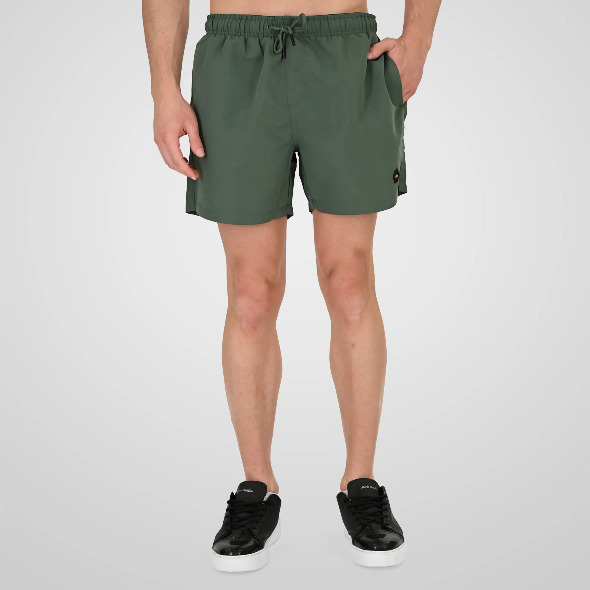 Double Swim Short 261MTS-8031 Leaf Green
