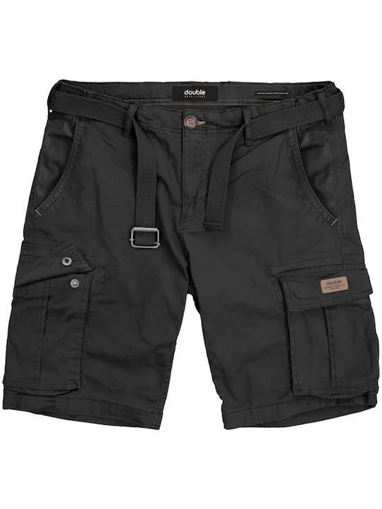 Double Ανδρική Βερμούδα Cargo MSHO-151A Black