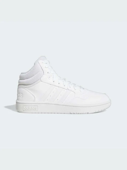 GW5457 Adidas hoops 3.0 Mid (White)