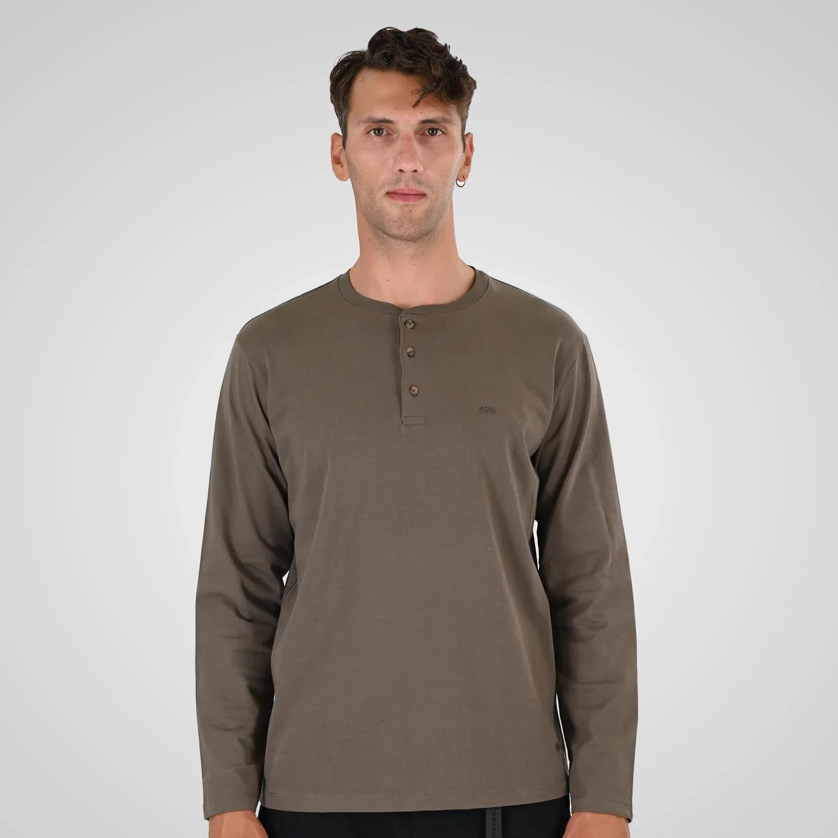 Double Longsleeve T-shirts 262TS-9174 Taupe