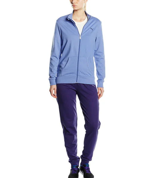 831824 40 Puma ESS Sweat Suit CL (bleached denim/astral aura)