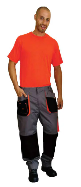 546 Fageo Trousers Gray/Orange