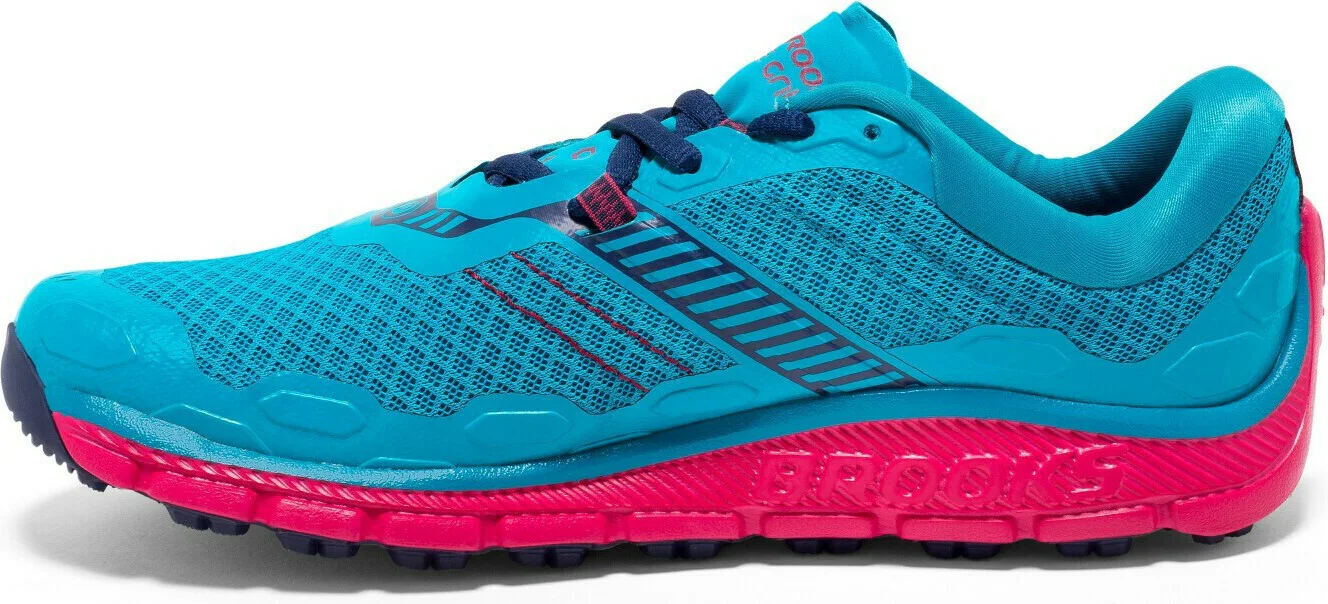 Brooks Pure Grit 5 Trail Γυναικεία Αθλητικά Παπούτσια Trail Running 120230-1B433 (Peacot Blue/Virtual Pink)