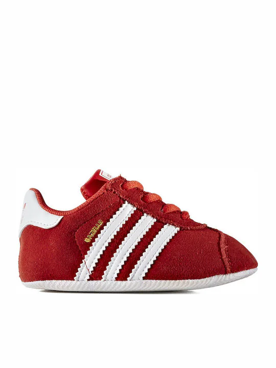 BB-0323 Adidas Βρεφικά Sneakers Αγκαλιάς Κόκκινα Gazelle Crib