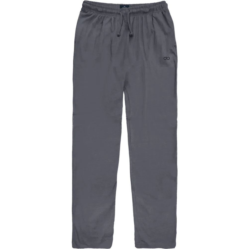 MPAN-05A Double Jersey Jogger Pants (Μεγάλα Μεγέθη) DK Grey