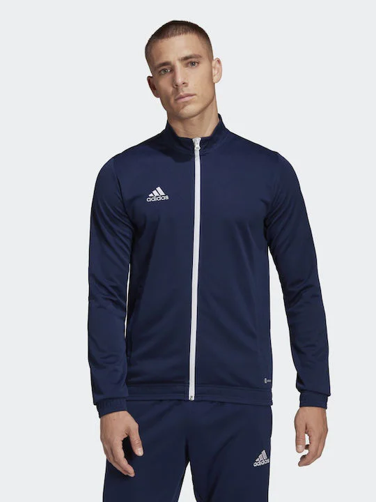 H57523 Adidas Men Entrada 22 Track Jacket Navy/Blue/White