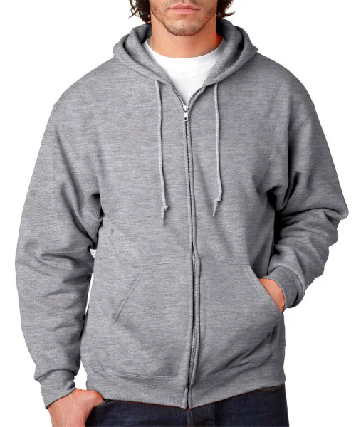 SWZ-280 Keya Hooded sweatshirt with full zip Χρώμα Γκρι