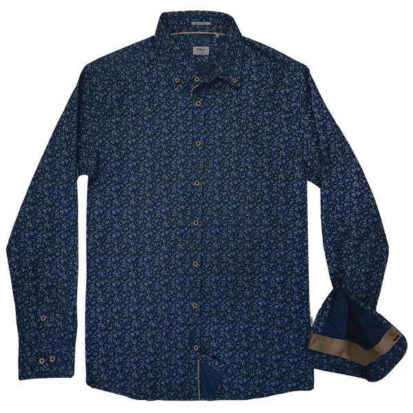 RGS-491VA Rebase All-Over Print Shirts (μεγάλα μεγέθη)(navy comb 1)