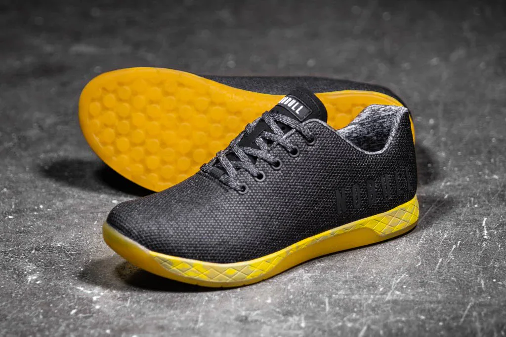 NoBull Superfabric Trainer Black HTR/Yellow