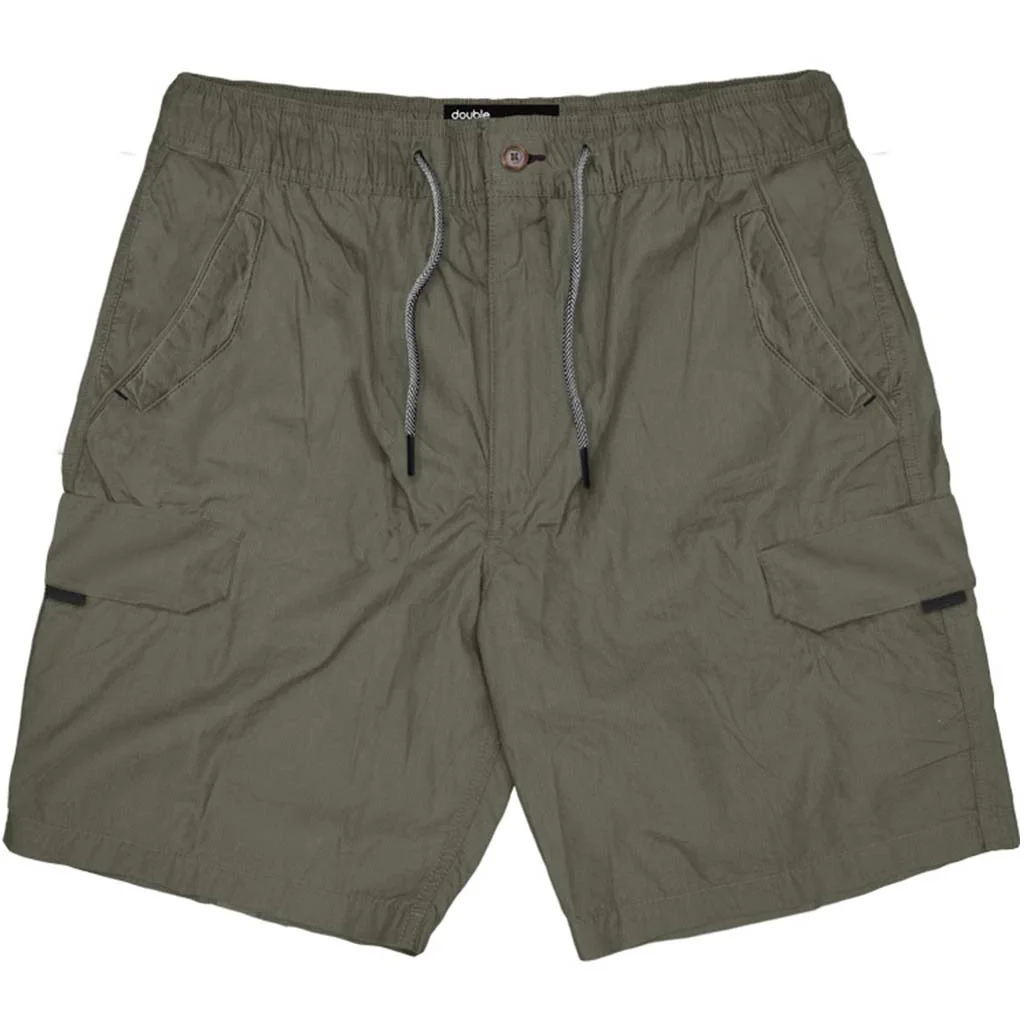 Double Ανδρική Βερμούδα Cargo MSHO-134VA (Μεγάλα Μεγέθη) Khaki