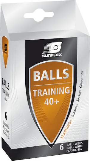 Sunflex Training Μπαλάκια Ping Pong 6τμχ 97250