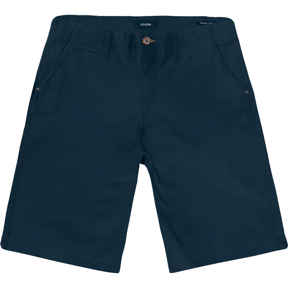 MSHO-722-Double Shorts Chinos Navy