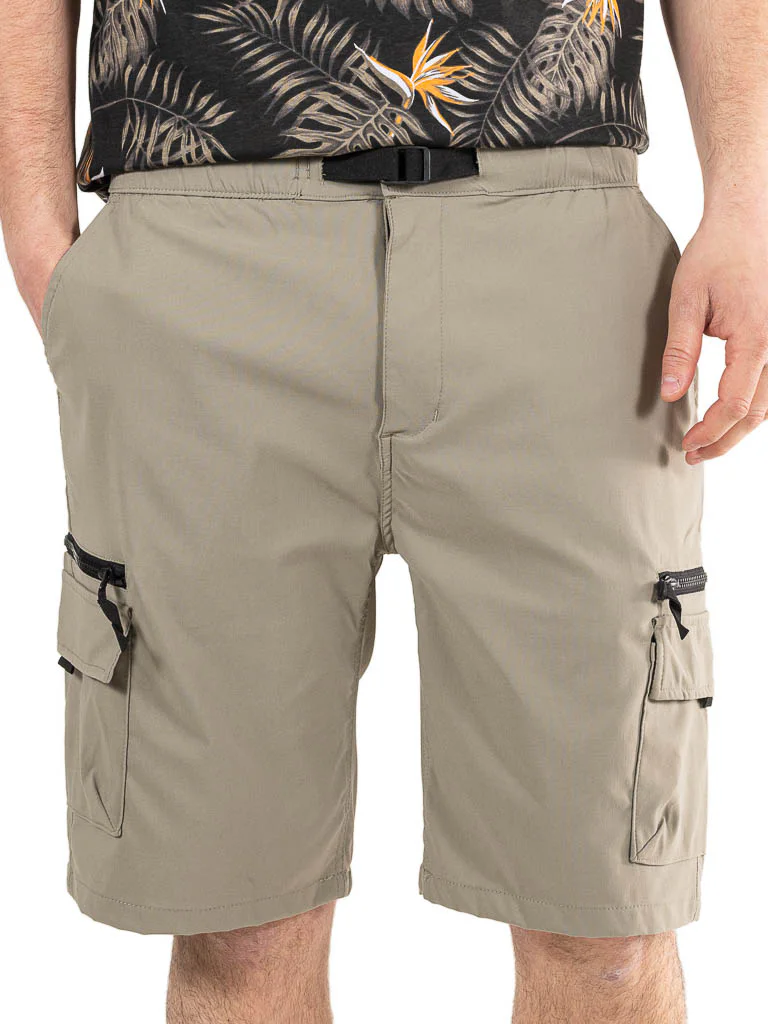 Double Ανδρική Βερμούδα Cargo MSHO-141 Beige