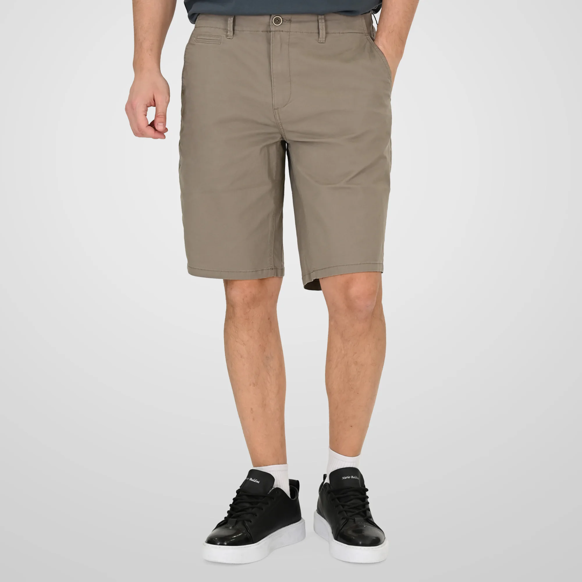 Double Ανδρική Βερμούδα Chinos 261MSHO-7060 Steeple Grey