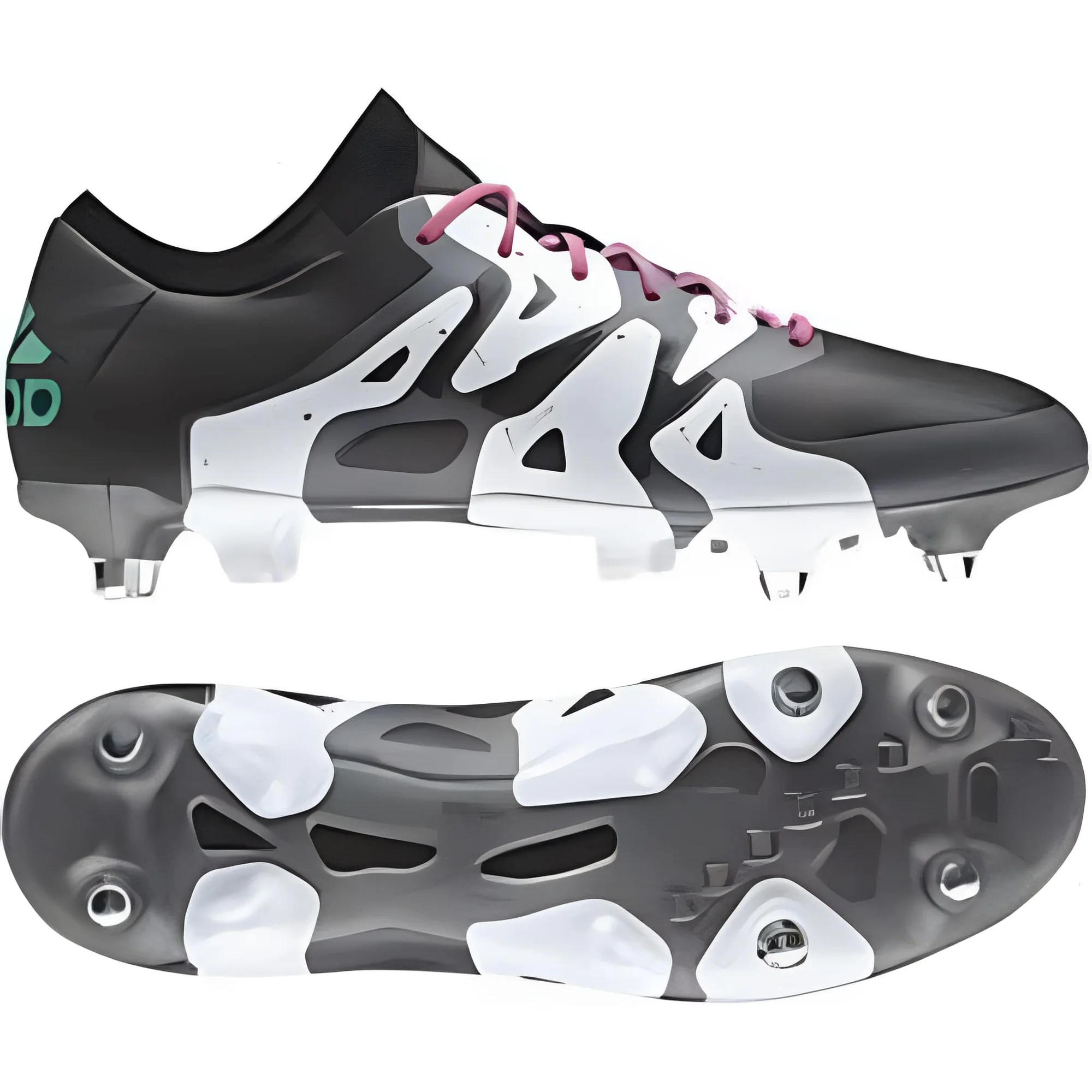 AF47411 Adidas Men X 15.1 Sg Leather Black/White