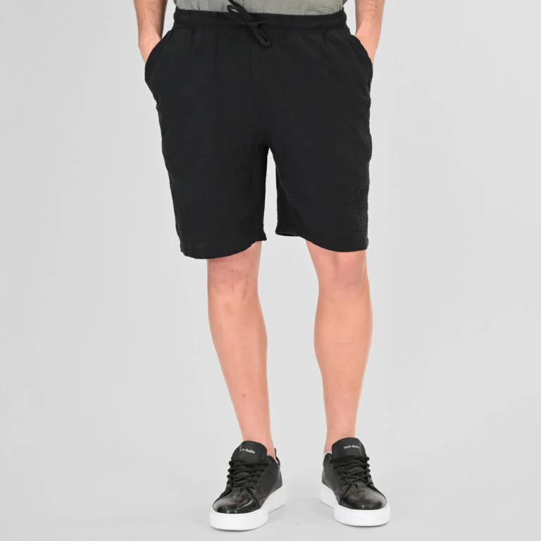 Rebase Ανδρική Βερμούδα RMSHO-7049 Black