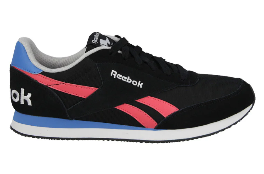 V69137 Reebok Royal CL Jog 2RS (blk/pnk/blue/steel/wht)