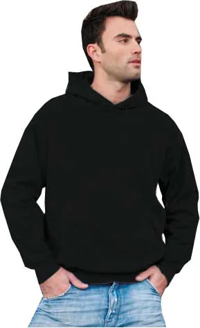 SWP-280 Keya Unisex Hooded Sweatshirt Χρώμα Μαύρο