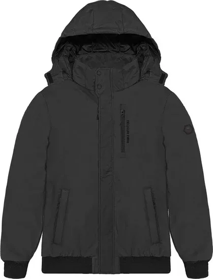 MJK-190 Double Bomber Jacket Black