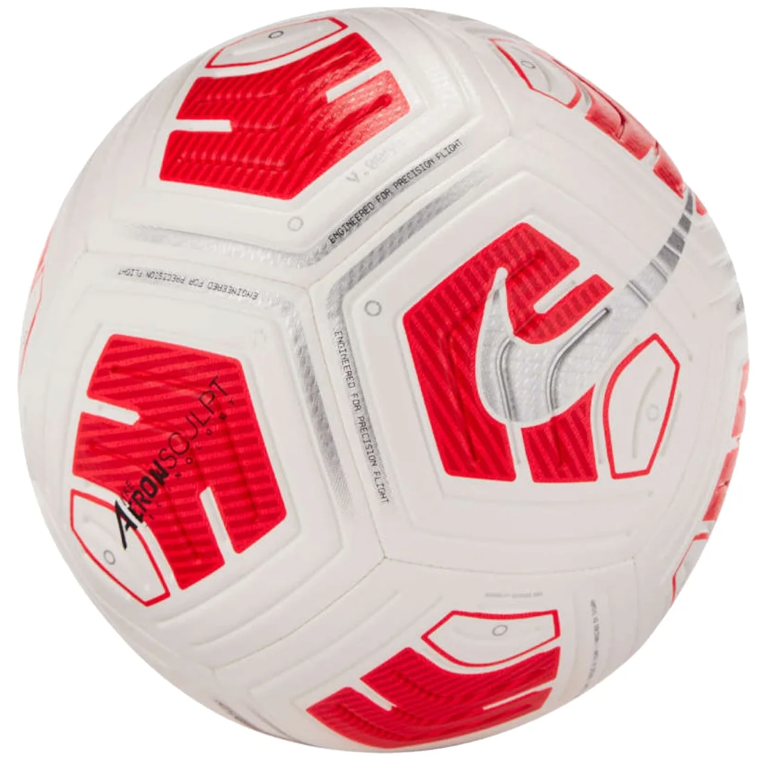 CU8062-100 Nike Strike Team J Μπάλα Ποδοσφαίρου Λευκή/Κόκκινη