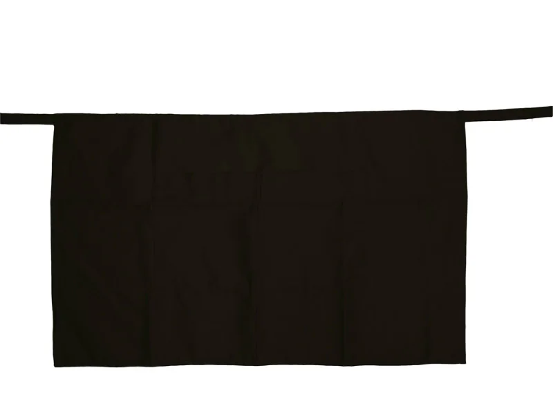 Apron 01 Ποδιά Μαγείρων κοντή (πάνω από το γόνατο) Χρώμα Μαύρο
