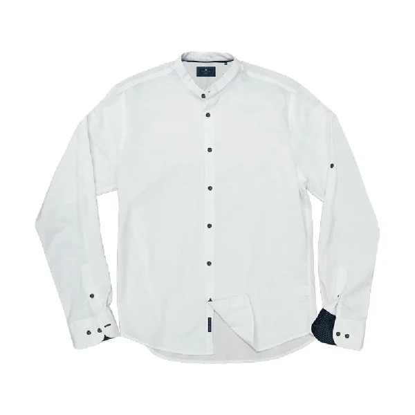 GS-504VA Double Slim Line Shirt Mao Collar (μεγάλα μεγέθη)(white)
