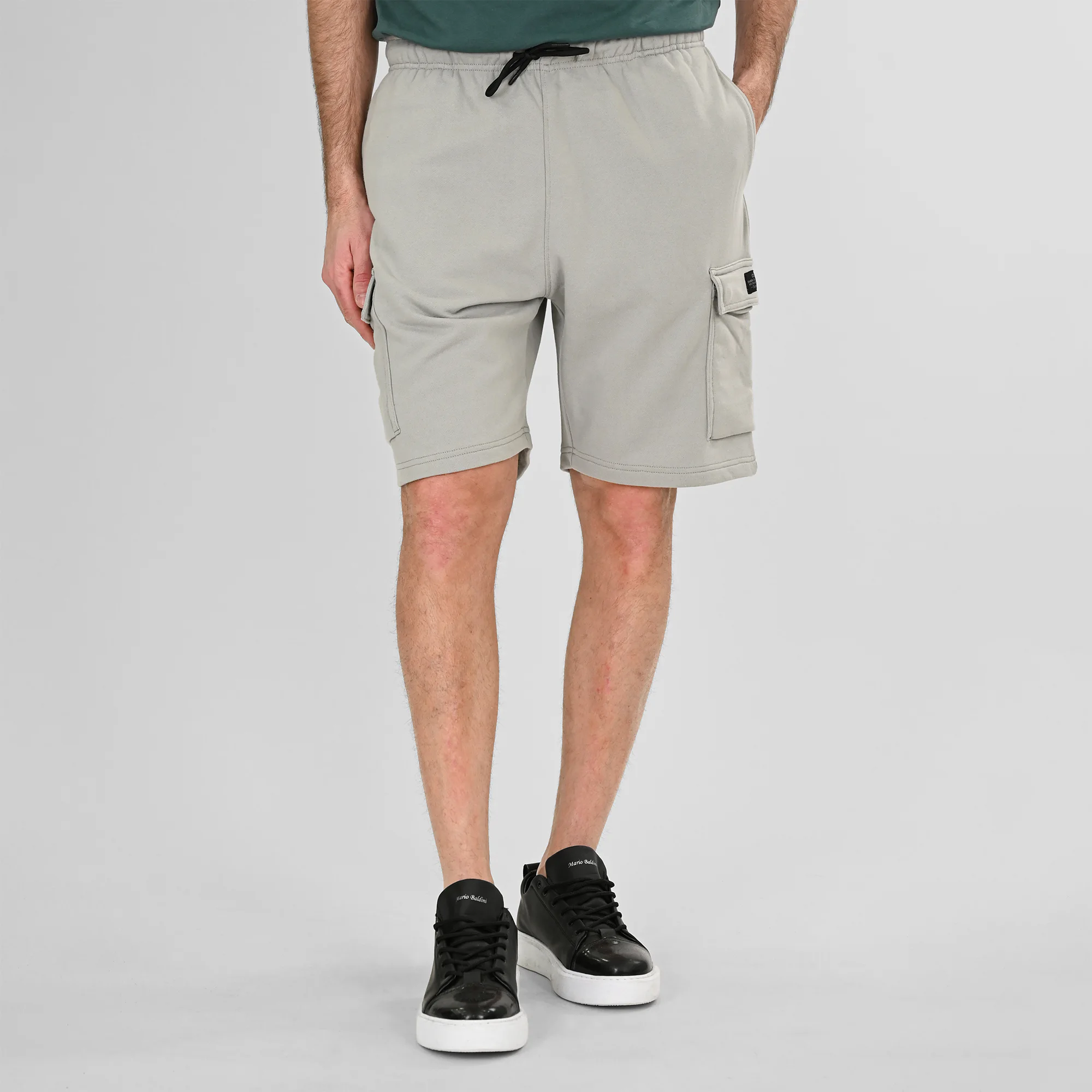 Double Μακό Βερμούδα με τσέπες 261MS-6032 LT-GREY