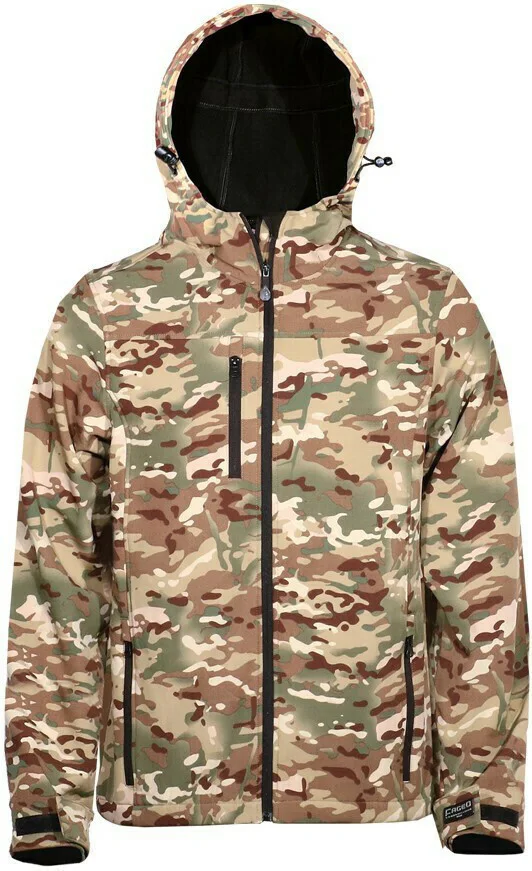 Fageo Μπουφάν Εργασίας Softshell Μπέζ-Κυνηγετικό Fag 523