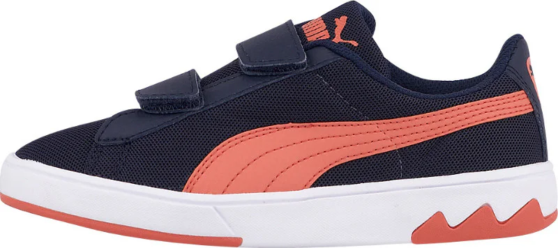 357637 01 Puma Archive Lite Lo Mesh 2V Kids (PEACOAT-NASTURTIUM)
