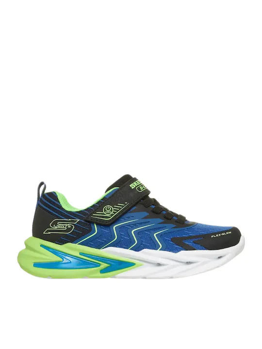 Skechers Flex Glow Ultra Παιδικά Παπούτσια Running με Κορδόνια  400141LC BBLM