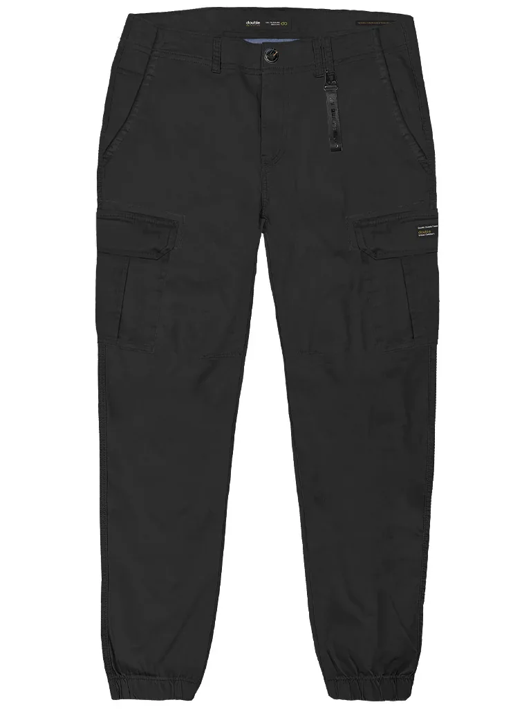 Double Cargo Παντελόνι με λάστιχο 261CCP-4097 Black