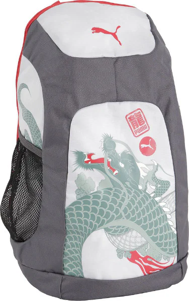 073241 01 Puma Evospeed dragon Backpack (sea pine/white/high risk red)