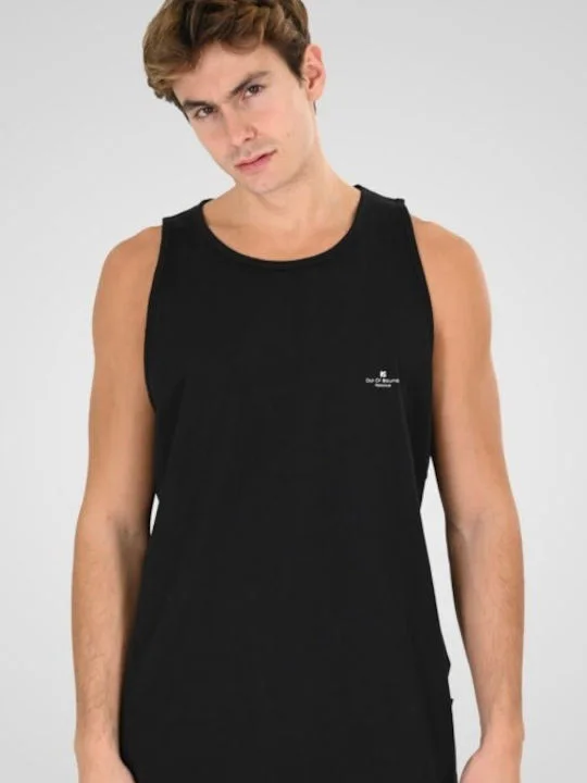 Rebase Αμάνικη Ανδρική Μπλούζα RTSL-9106 Black
