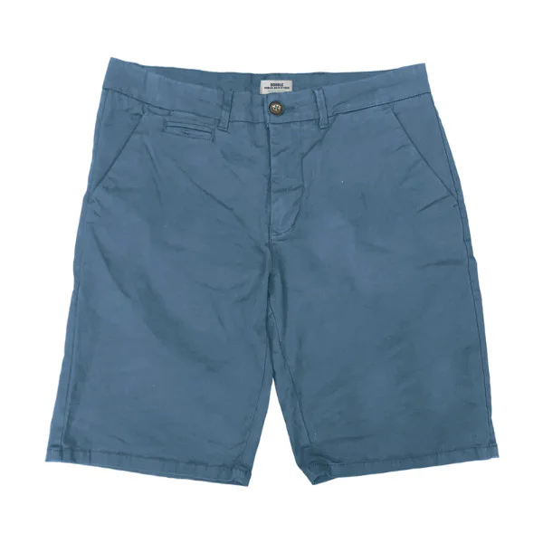 MSHO-104VA Double Chinos Shorts (μεγάλα μεγέθη)(stone blue)