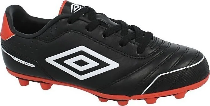 80951U 7P4 Umbro Classico 3HGR JNR (black/white/fiesta)