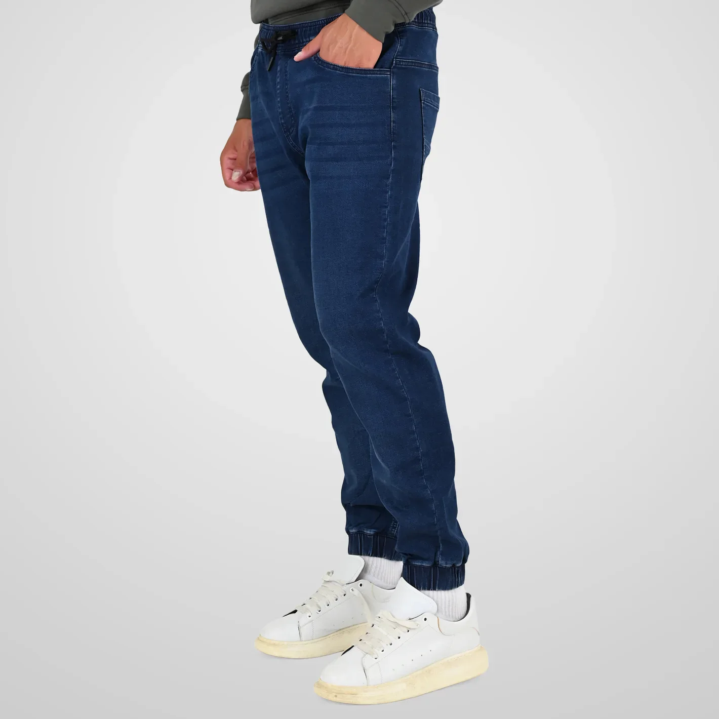 Double Casual Pants 262FP-4133 Dk Blue