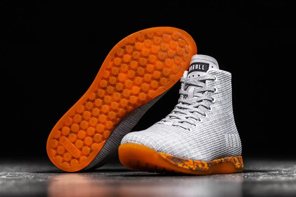 NoBull SF Trainer High White HTR/Orange