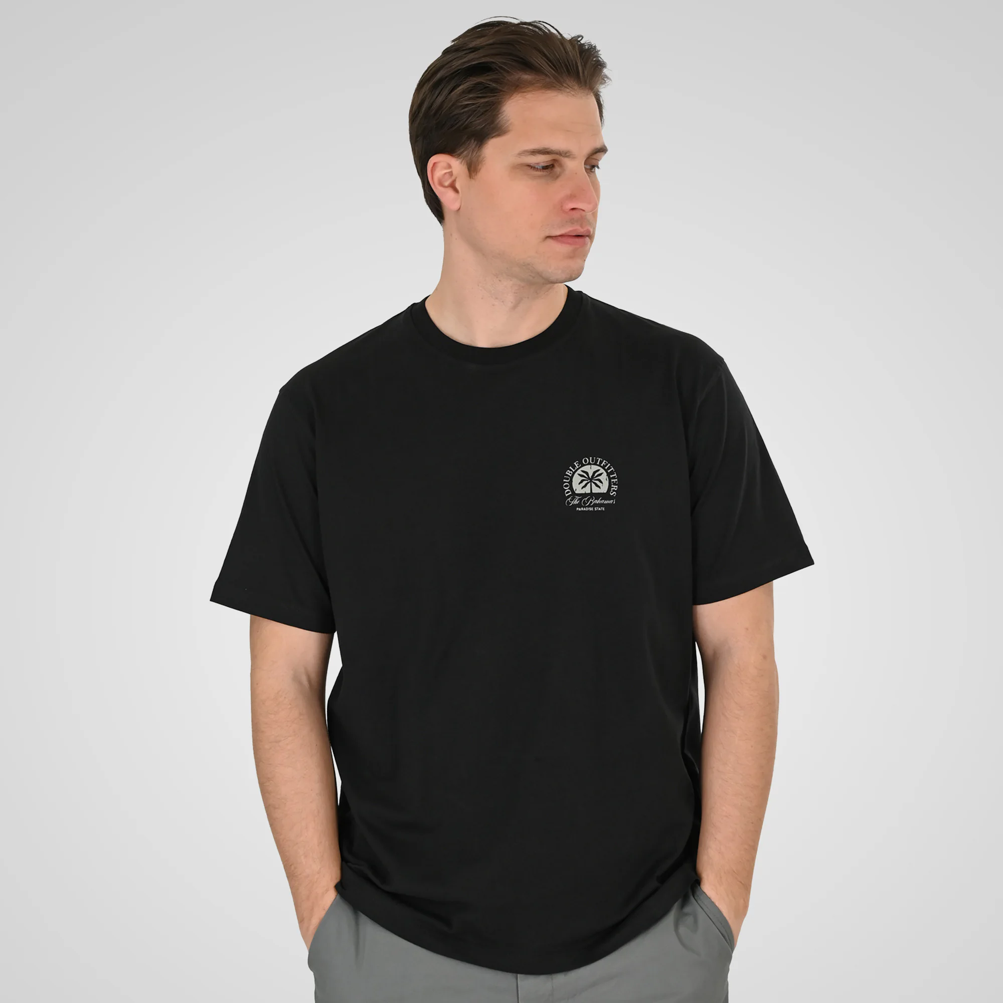 Double Κοντομάνικο Μπλουζάκι 261TS-9138 Black