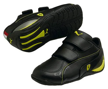 304591 04 Puma Drift Cat 5 L SF Kids (black/black/vibrant/yellow)