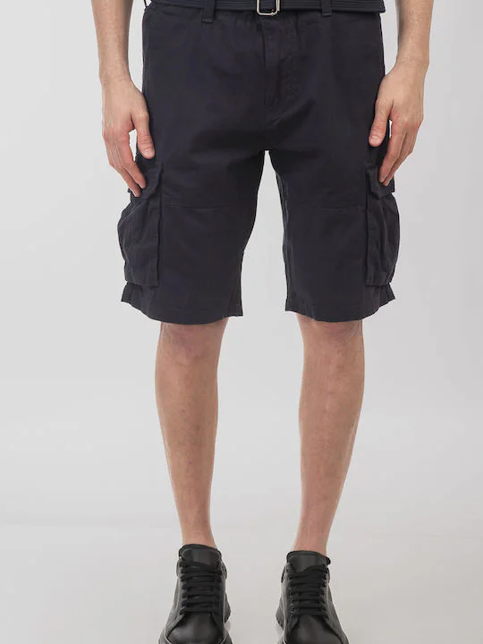 Double Ανδρική Βερμούδα Cargo 251MSHO-7011 Navy