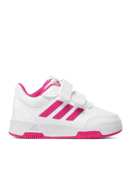 adidas Tensaur Sport Training Hook and Loop Παιδικά Sneakers με Σκρατς Cloud White / Team Real Magenta / Core Black GW6451
