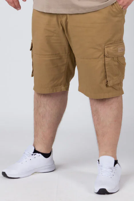 Double Ανδρική Βερμούδα Cargo MSHO-151A Beige