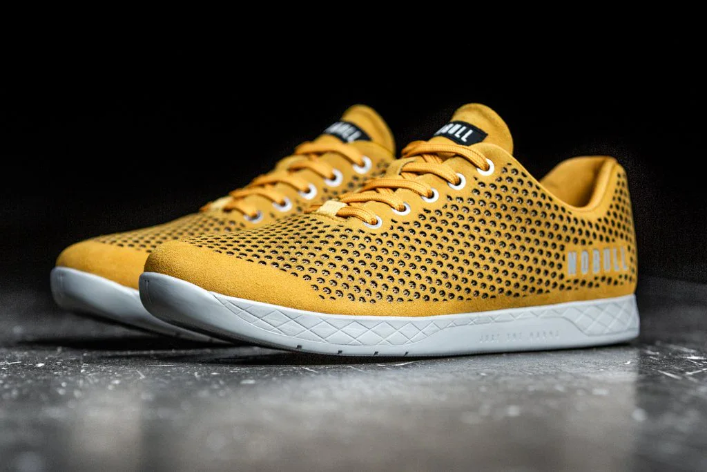 NoBull Leather Trainer Vintage Yellow/ Light Grey
