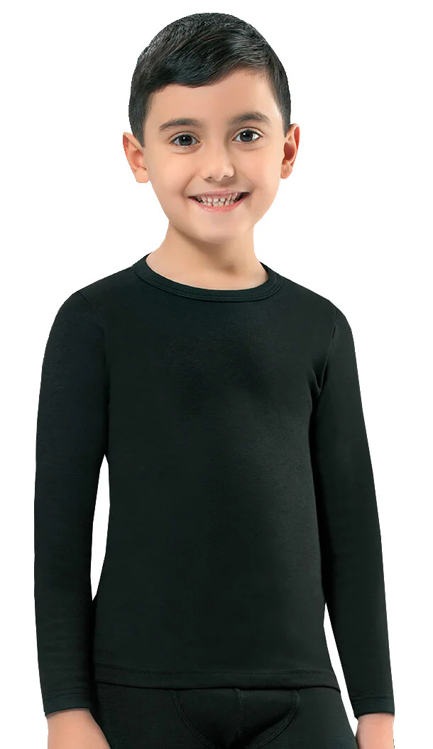 KT01K Kota Thermal Underwear Παιδική ισοθερμική μπλούζα Χρώμα Μαύρο