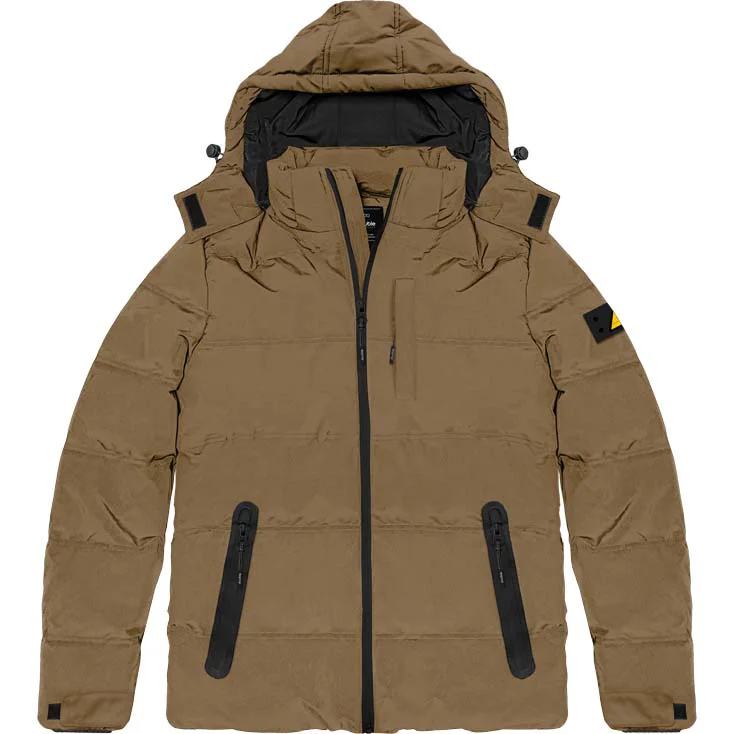 MJK-174A Double  Padded Jackets (Μεγάλα μεγέθη)  (Mocha)
